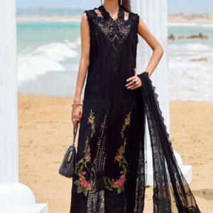 3 Piece Unstitched Embroidered Lawn Suit | EID LAWN-25-01