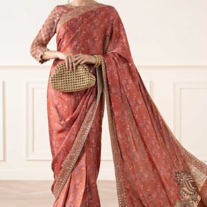 Embroidered Silk Saree | SF-EA25-12