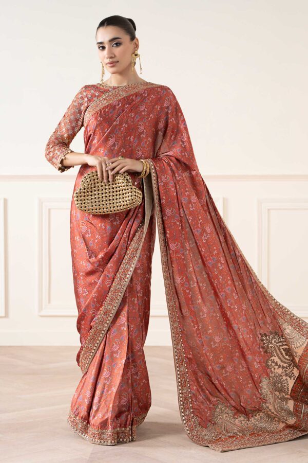 Embroidered Silk Saree | SF-EA25-12